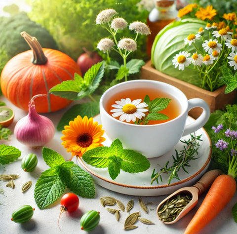 ファイトケミカルハーブティー🌼🍊🌱🌿🌺🍂:究極の健康ドリンク