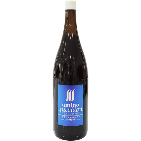 超低分子液体 フコイダン アミノフコイダン 無糖 1800ml 2本 (Ultra-Low Molecular Liquid Fucoidan)Sugar-Free, 1800ml, 2 Bottles