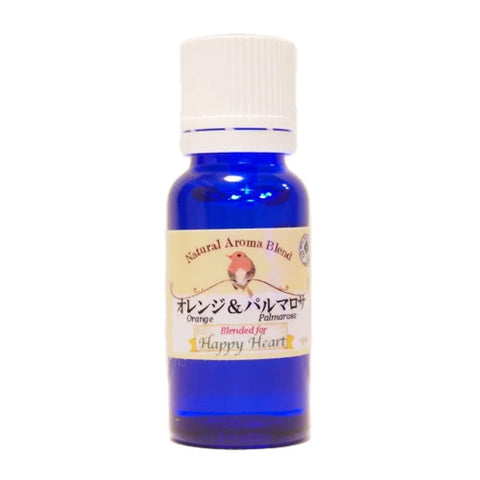 オレンジ&パルマローザ ブレンドオイル アロマオイル 柑橘とフローラルの香り 15ml