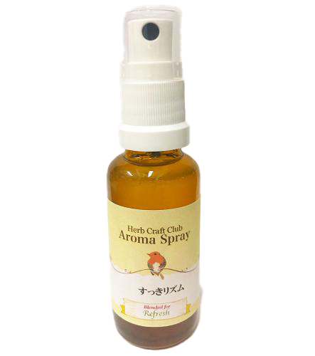 すっきリズムミストスプレー30ml (Fresh Rhythm Mist Spray 30ml) 今日はポジティブに行こう! 清涼感のあるシャープなクリアな香り